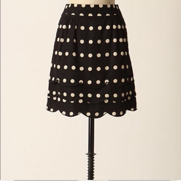 Anthropologie Floreat Polka Dot Skirt - Picture 1 of 5